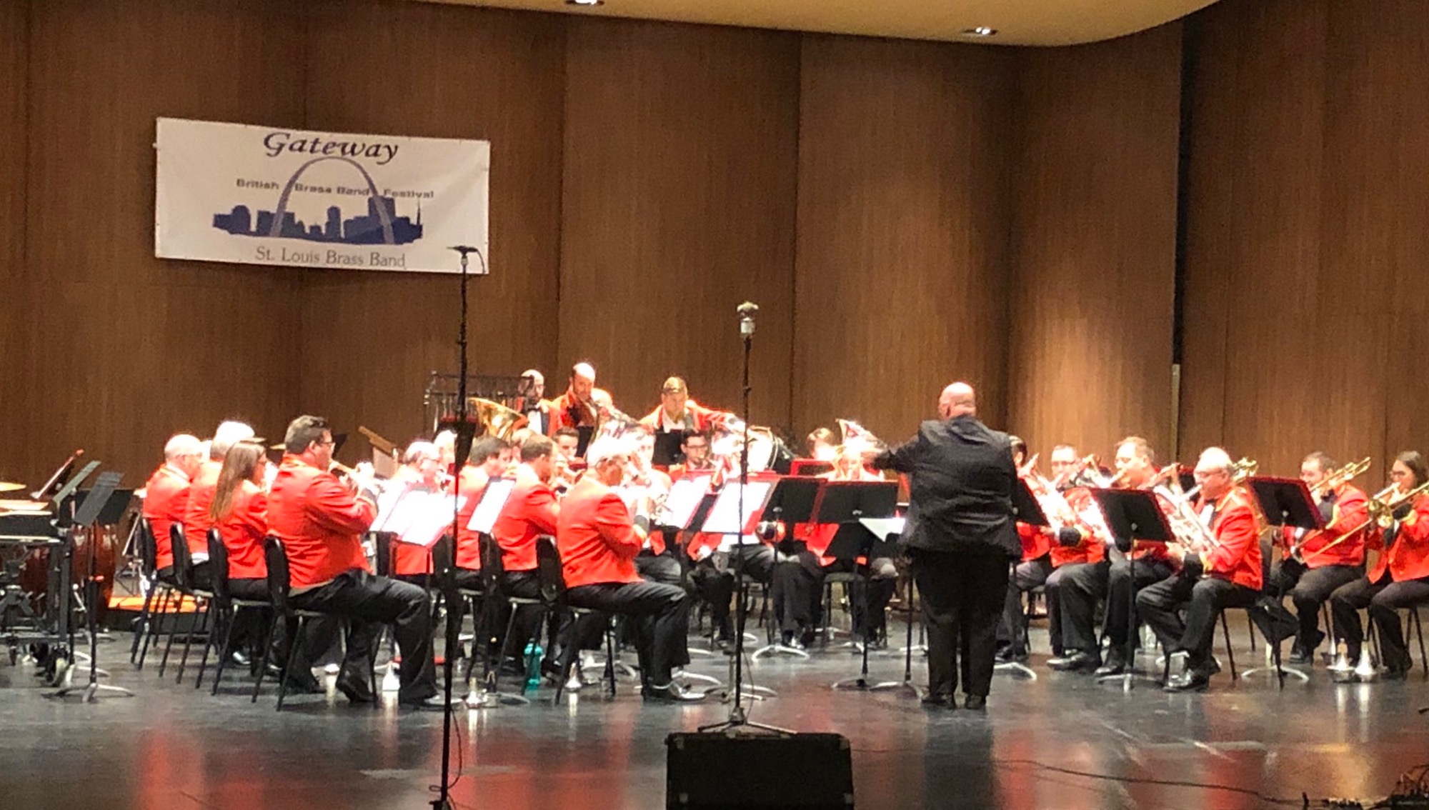 Guest conducting the St. Louis Brass Band, Gateway Brass Band Festival