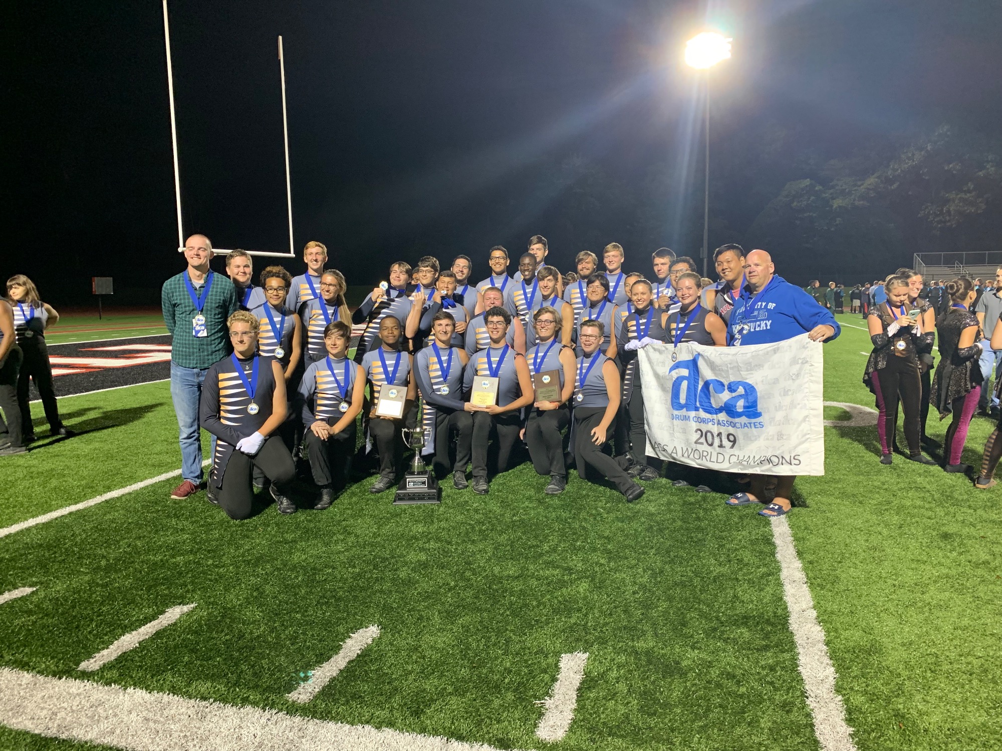 2019 DCA A Class champions — Carolina Gold brass