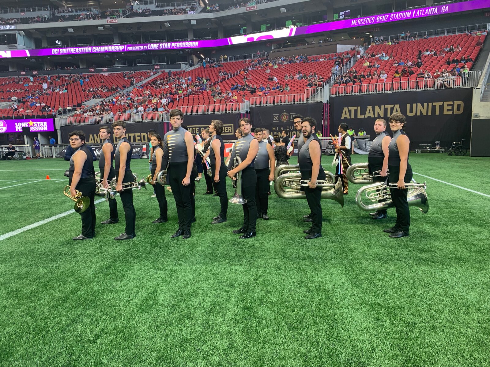 Carolina Gold at Mercedes-Benz Stadium, DCI Southwest 2019